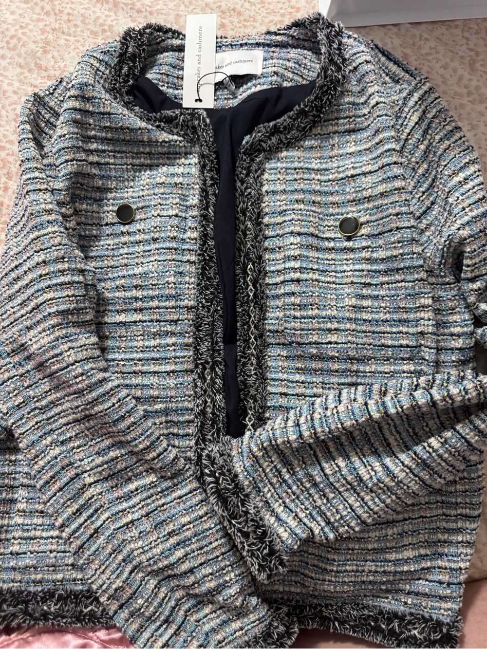 Cupcakes and Cashmere boucle jacket